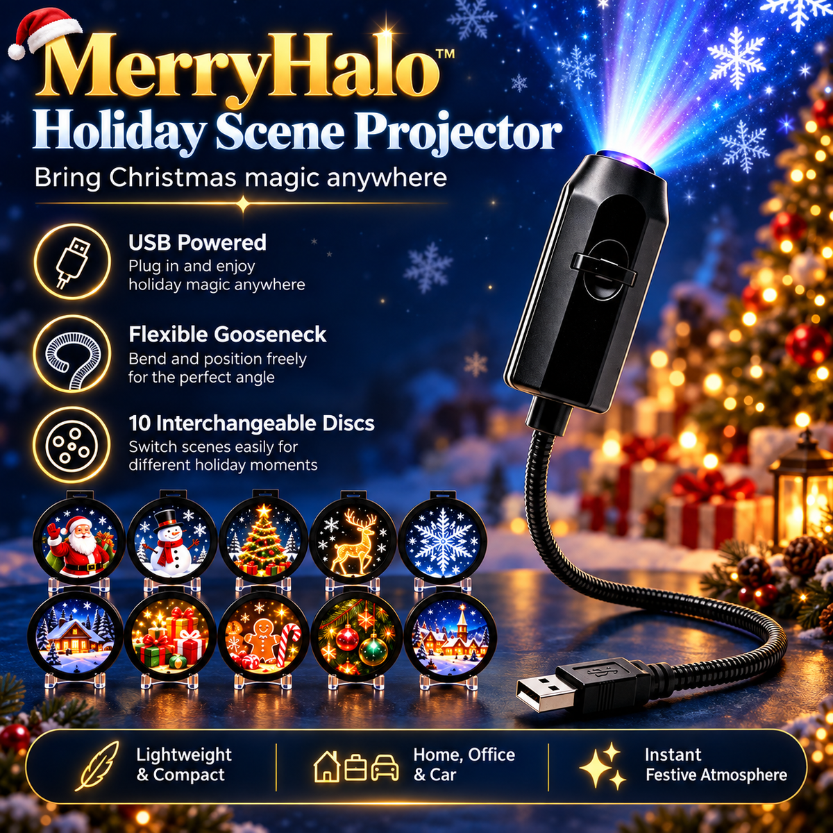 MerryHalo™ Holiday Scene Projector